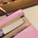 エルメスケリーミニ Kelly bag miniMini Kelly New stock  ヴォーエプソン Epsom モーヴシルベストル X9 /Mauve Sylvestre & クレ 10 /Craie シルバー金具 kellymini-055 全手縫い