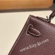 エルメスケリーミニ Kelly bag miniMini Kelly New stock  ヴォーエプソン Epsom 0G/Rouge Sellier ルージュセリエ シルバー金具 kellymini-063 全手縫い