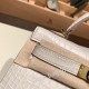 エルメスケリーミニ Kelly bag miniMini Kelly New stock  Alligateor crocodile ベトン 8L/Beton (Béton) ゴールド金具 kellymini-111 全手縫い