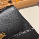 エルメス両面ケリー 不規則なデザイン ヴォーエプソン 89/Black (Noir) ブラック ゴールド金具   kelly-new-004 全手縫い