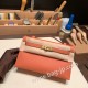 エルメス ポシェットケリー kelly pochette  Epsom ヴォーエプソン ローズティー 3L /Rose Tea ゴールド金具 Pochette--015 全手縫い