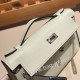 エルメス ポシェットケリー kelly pochette  swift スイフト ヴェールフィズ 0S vertdeau シルバー金具 Pochette--031 全手縫い