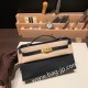 エルメス ポシェットケリー kelly pochette  swift スイフト ブラック 89/ Black (Noir) ゴールド金具 Pochette--042 全手縫い