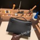 エルメス ポシェットケリー kelly pochette  swift スイフト ブラック 89/ Black (Noir) ゴールド金具 Pochette--042 全手縫い