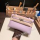 エルメス ポシェットケリー kelly pochette  swift スイフト シクラメン 5H Cyclamen シルバー金具 Pochette--056 全手縫い