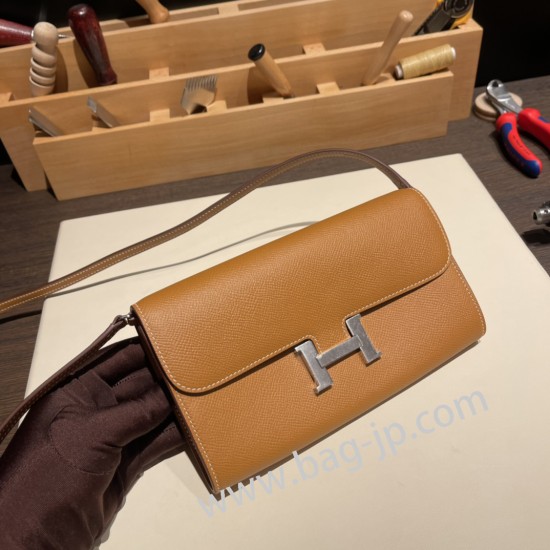 ケリーロング トゥー・ゴー Kelly to go  ヴォーエプソン epsom  37 /Gold ゴールド シルバー金具  kellyto-002 全手縫い