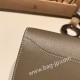 ケリーロング トゥー・ゴー Kelly to go  ヴォーエプソン epsom  8C/ Elephant Grey グリエレファント シルバー金具  kellyto-022 全手縫い