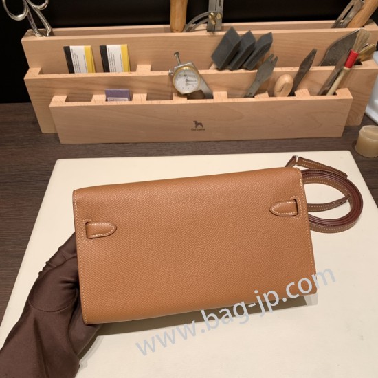 ケリーロング トゥー・ゴー Kelly to go  ヴォーエプソン epsom  37 /Gold ゴールド シルバー金具  kellyto-061 全手縫い