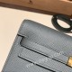 ケリーロング トゥー・ゴー Kelly to go  ヴォーエプソン epsom  63/Vert Amande  ヴェールアマンド ゴールド金具   kellyto-063 全手縫い