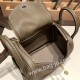 エルメス リンディミニ19 Mini Lindy Clemence トリヨンクレマンス エトゥープ18/Étoupe Grey  ゴールド金具  lindymini-093 全手縫い