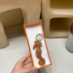 アクセントに♪【HERMES】エルメス Hippoバッグアクセサリー xinxiaowu-025 全手縫い